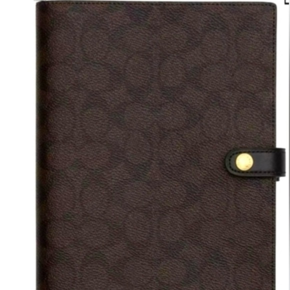 NWT Coach Monogrammed Notebook Journal - Picture 1 of 3